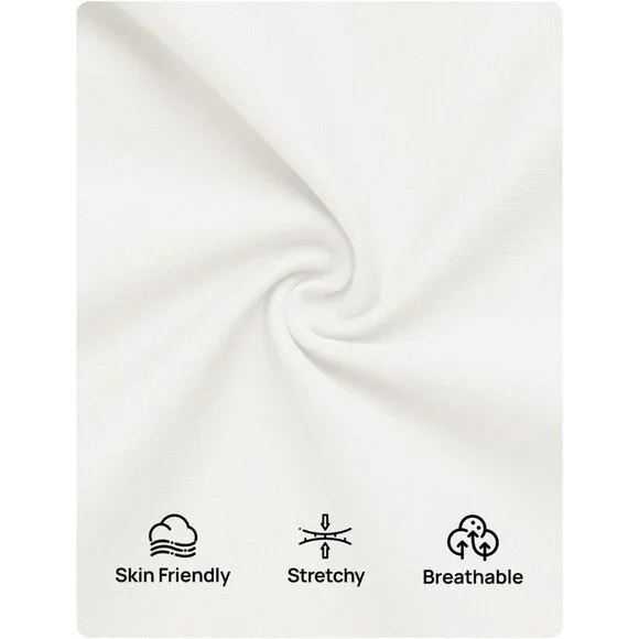 Women's White Summer Going Out Sleeveless Button Down Dressy Tube Vest Tops - Picture 6 of 6